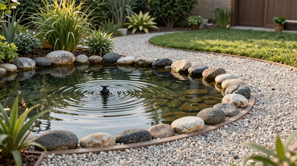 4 6 foot pond with 12 18 depth