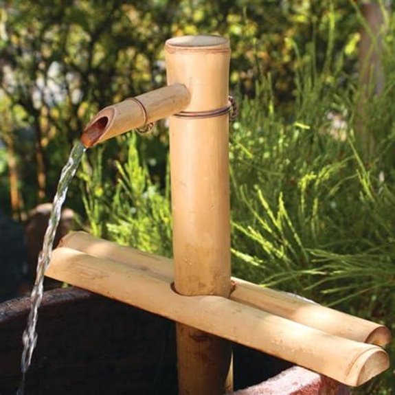 adjustable bamboo fountain kit