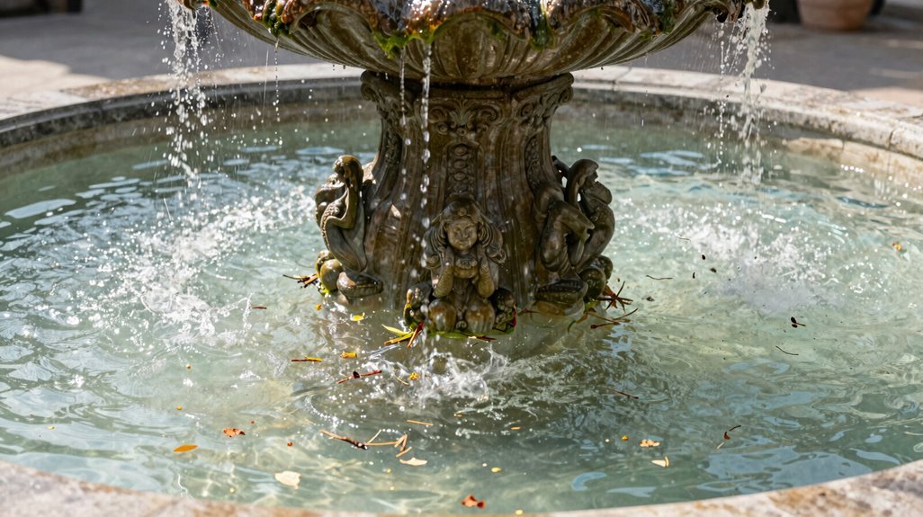 Why Does My Fountain Keep Losing Water 6 algae debris clog fountain flow
