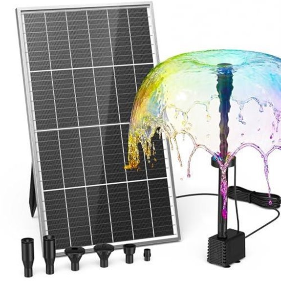 15 Best Solar Powered Pond Pumps With Battery Backup for 2027 12 amztime 20w solar fountain