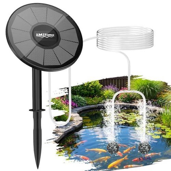 amztime solar pond aerator