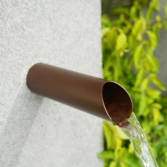 aquadock stainless steel spout