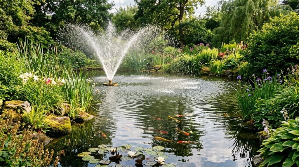 are fountains beneficial for ponds