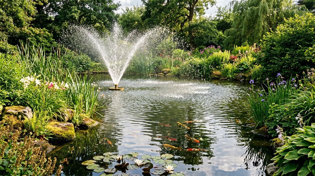 are fountains beneficial for ponds