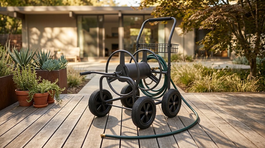 best garden hose reel carts