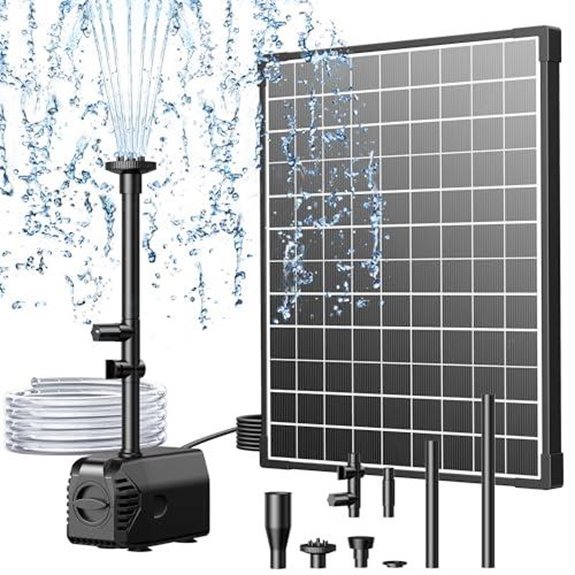 15 Best Solar Powered Pond Pumps With Battery Backup for 2027 15 bilingual 25w solar pump