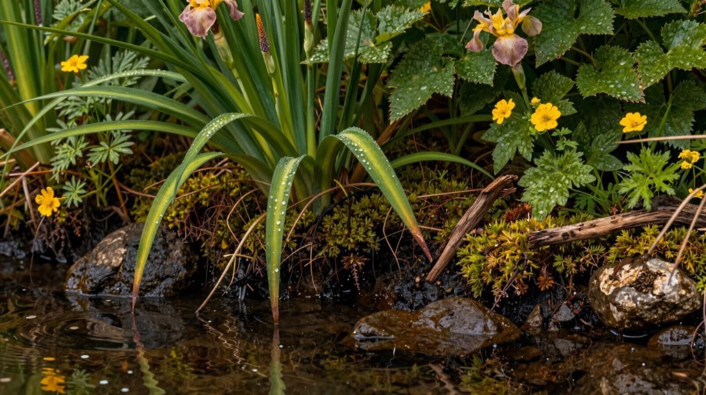 bog edge moisture loving assemblage thrives