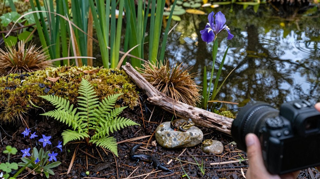 bog garden damp transition edges