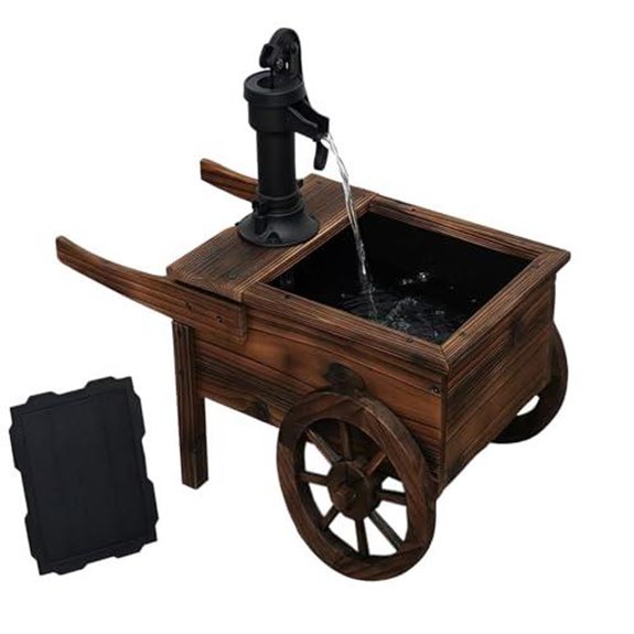 10 Best Solar Powered Fountains for 2027 10 borsynium carbonized wood fountain