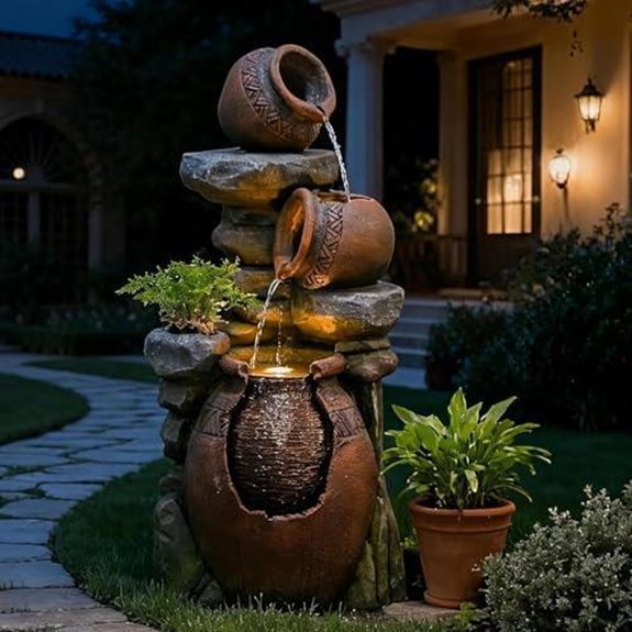 bumilgar 3 tier fountain glow