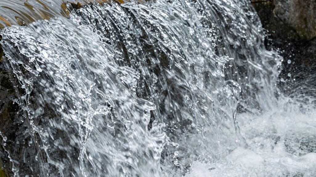 cascade nozzles shape flowing sheets