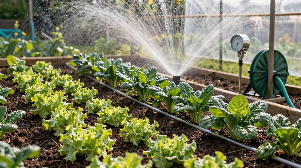 combine overhead and drip irrigation strategically