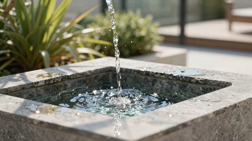 compact patio bubbler for tight spaces