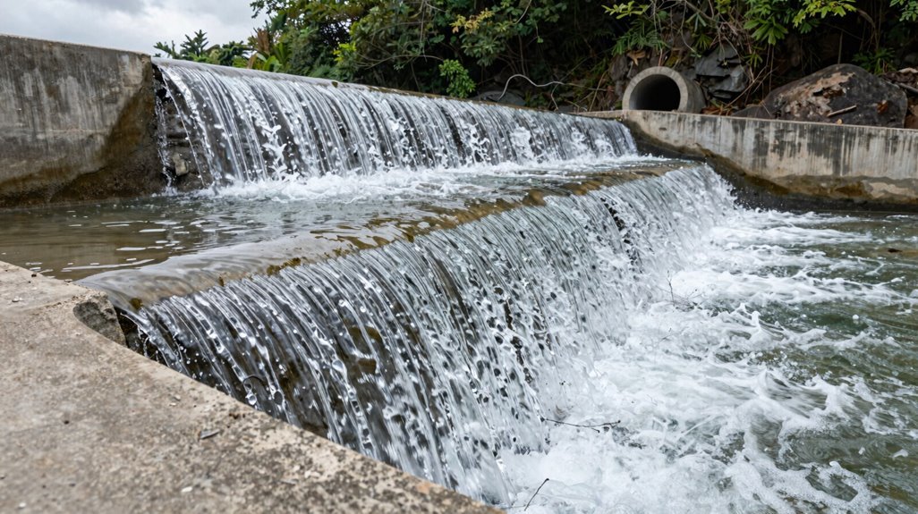 concrete spillway frost resistant construction details