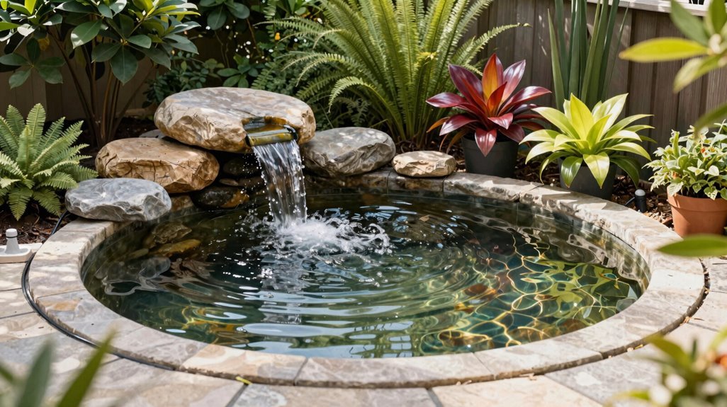 container ponds for small spaces