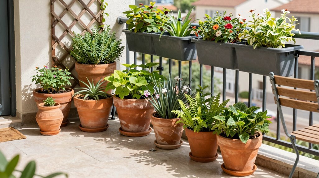 containers on paved surfaces yield harvest