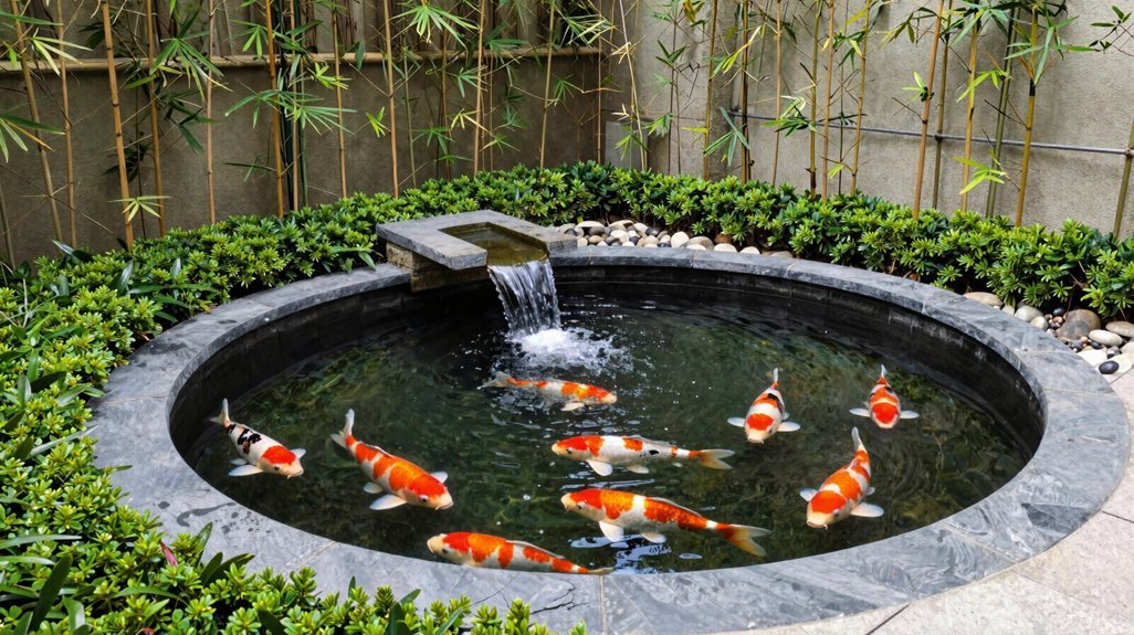 corner and raised pond retention design