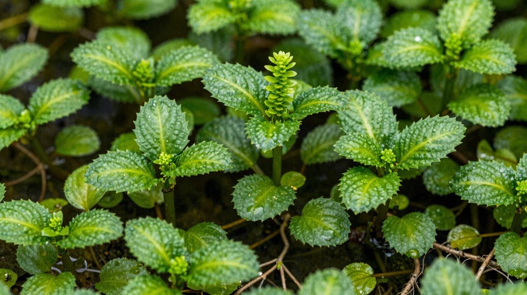 How to Identify Aquarium Plants Using Visual Cues 5 dense carpet like moss and rosette clustering