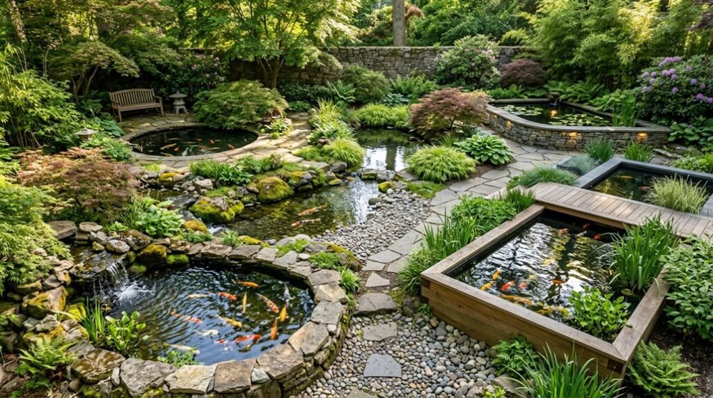 diy koi pond ideas