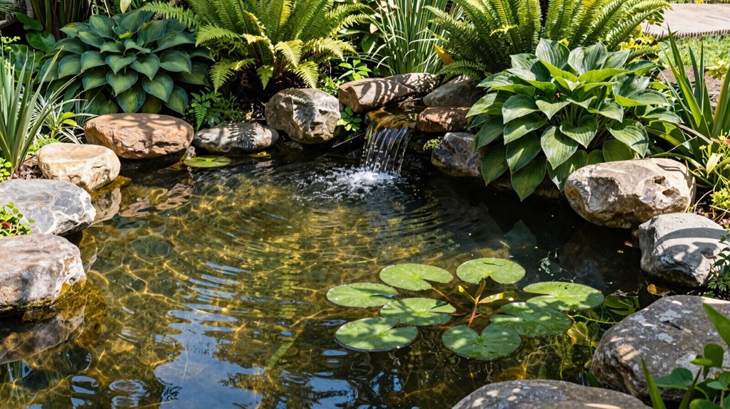 double pond layered water feature