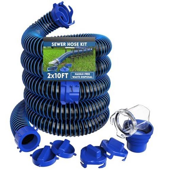 dumpman 2x10 ft rv sewer hose