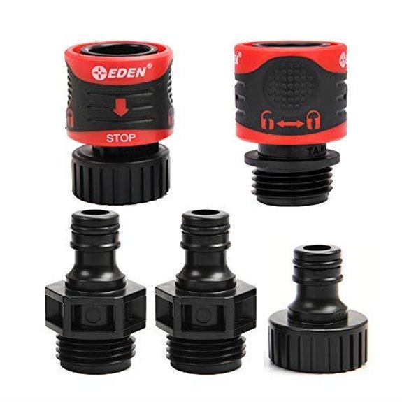 eden garden hose quick connect set