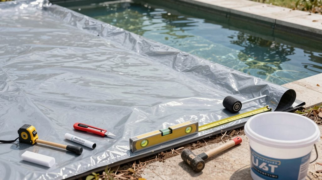 How to Choose and Install an LLDPE Pond Liner for Your Water Feature 5 essential installation preparation tools on site