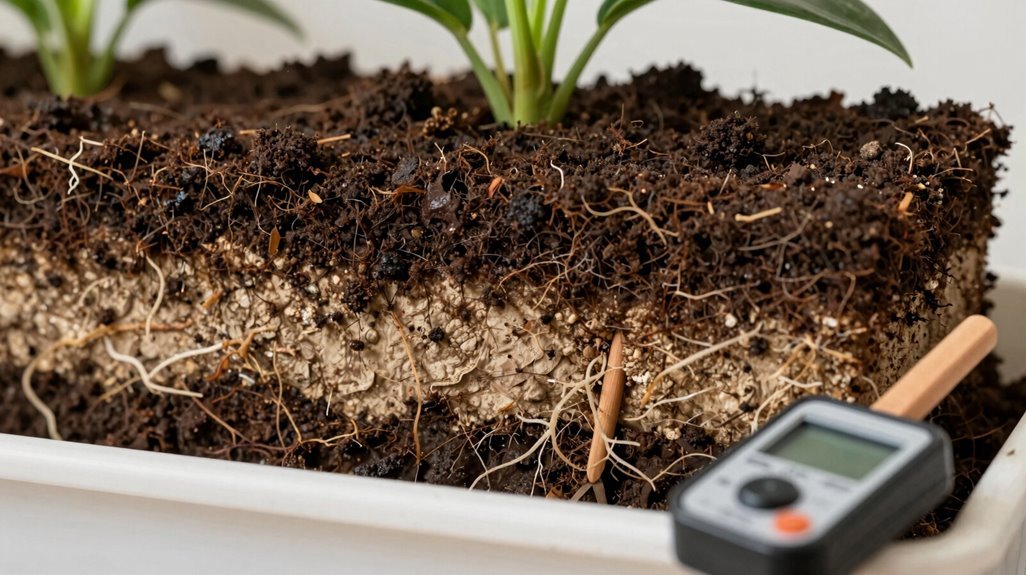 finger test moisture weight based watering cues