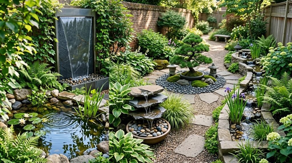 five outdoor water feature ideas
