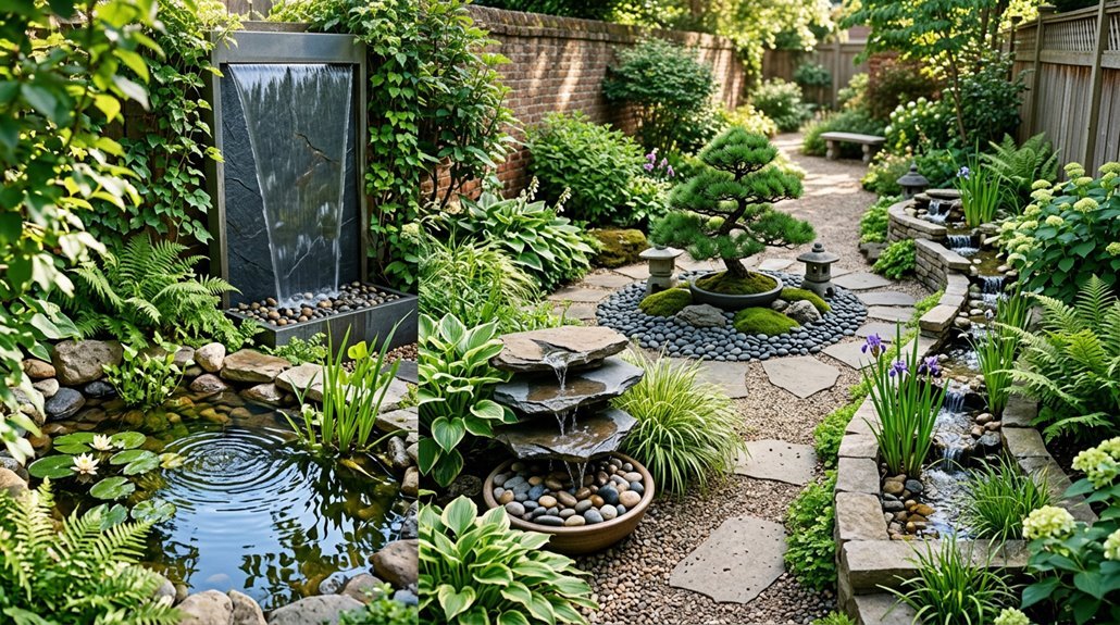 five outdoor water feature ideas