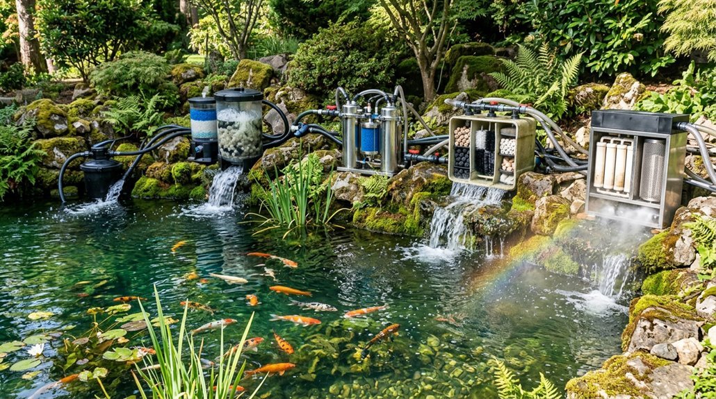 five pond filter systems compared effective solutions