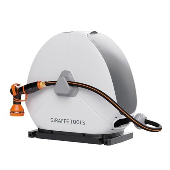 giraffe tools retractable hose reel
