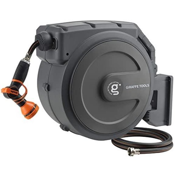giraffe tools wall mount hose reel