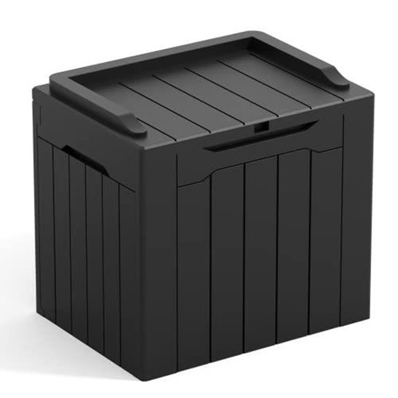 greesum 31 gallon black deck box