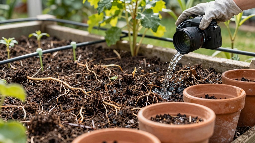 healthy soil less watering