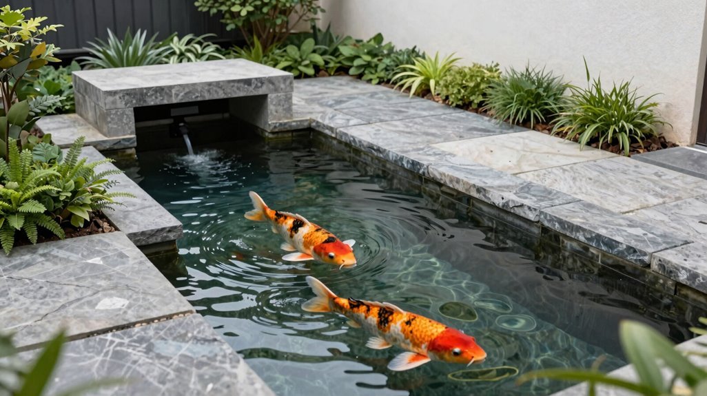 hidden pond filtration integrated discreetly