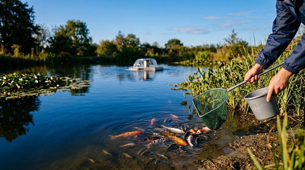 how do i stock pond fish