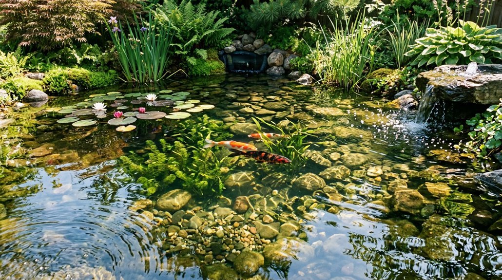 how to maintain pond cleanliness