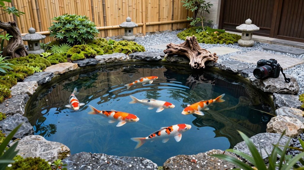 japanese koi pond sanctuary design