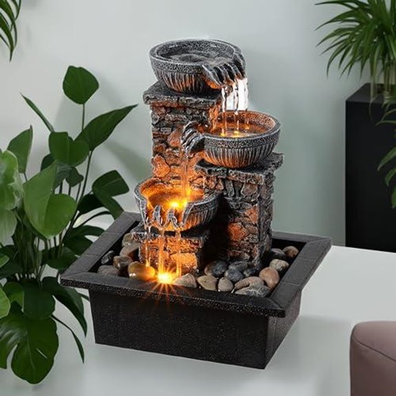 kalona tabletop waterfall fountain