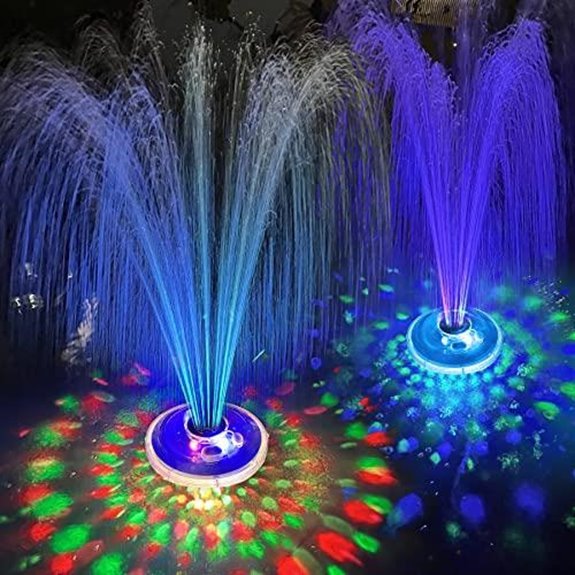 lanpool floating fountain lights