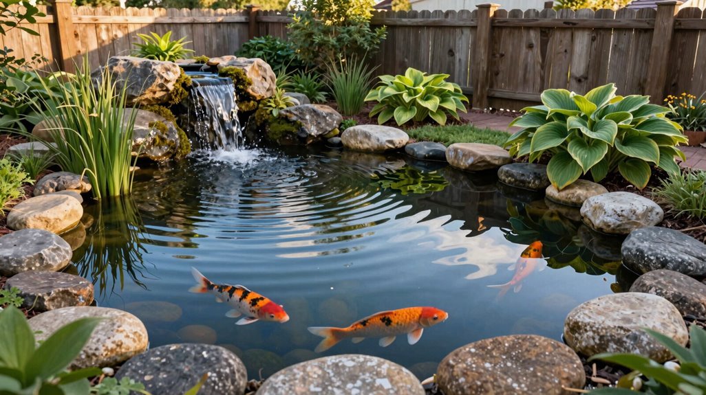living pond supports diverse plants