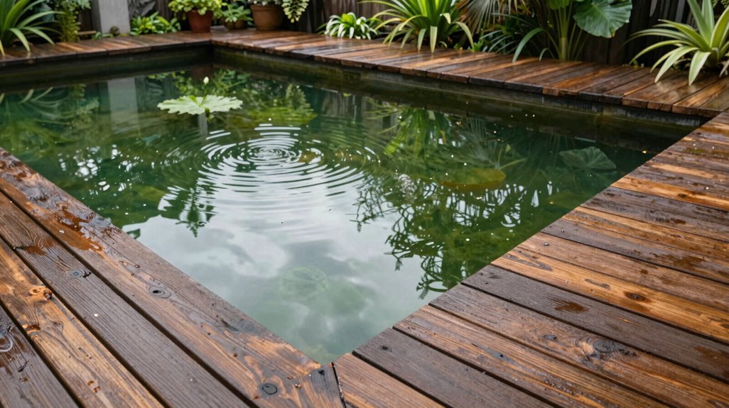 moisture resistant pond decking choices