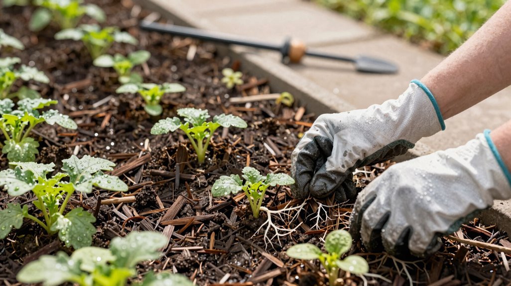 Learn Gardening Basics in 10 Simple Steps 8 mulch protects weeds quickly conquered