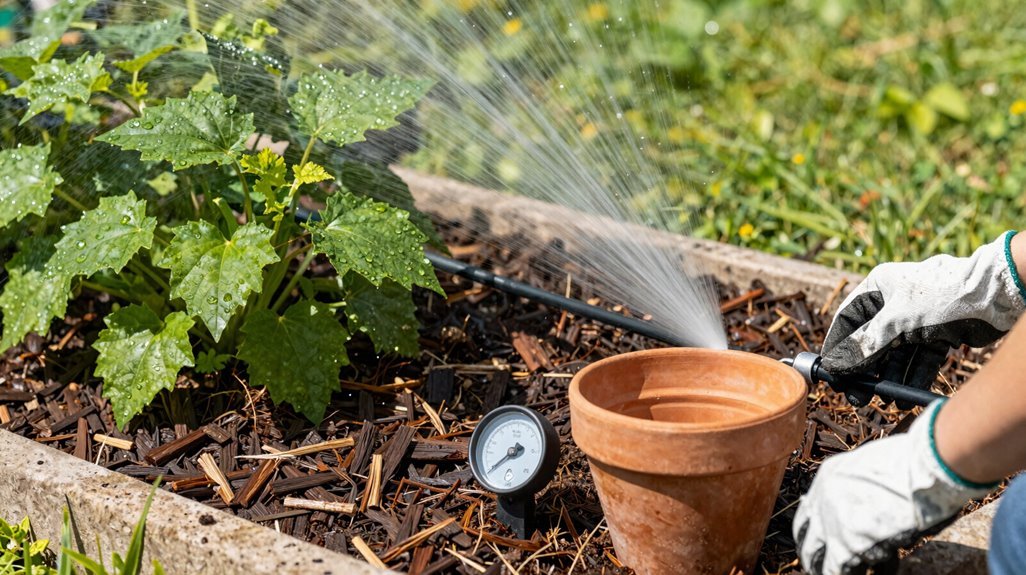 mulch reduces watering frequency