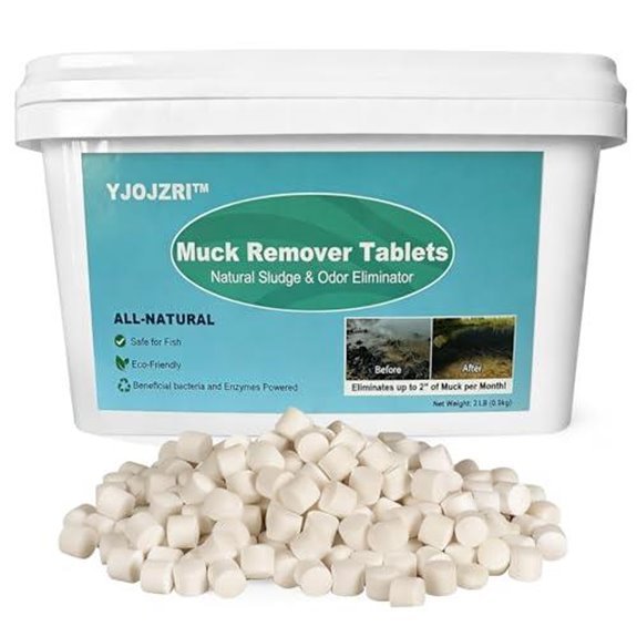 natural pond sludge remover tablets