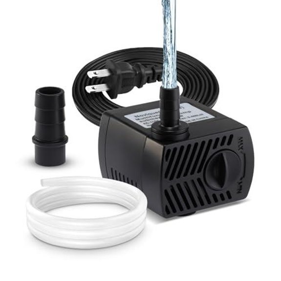 10 Best Small Submersible Fountain Pumps for 2026 9 novique 105 gph submersible