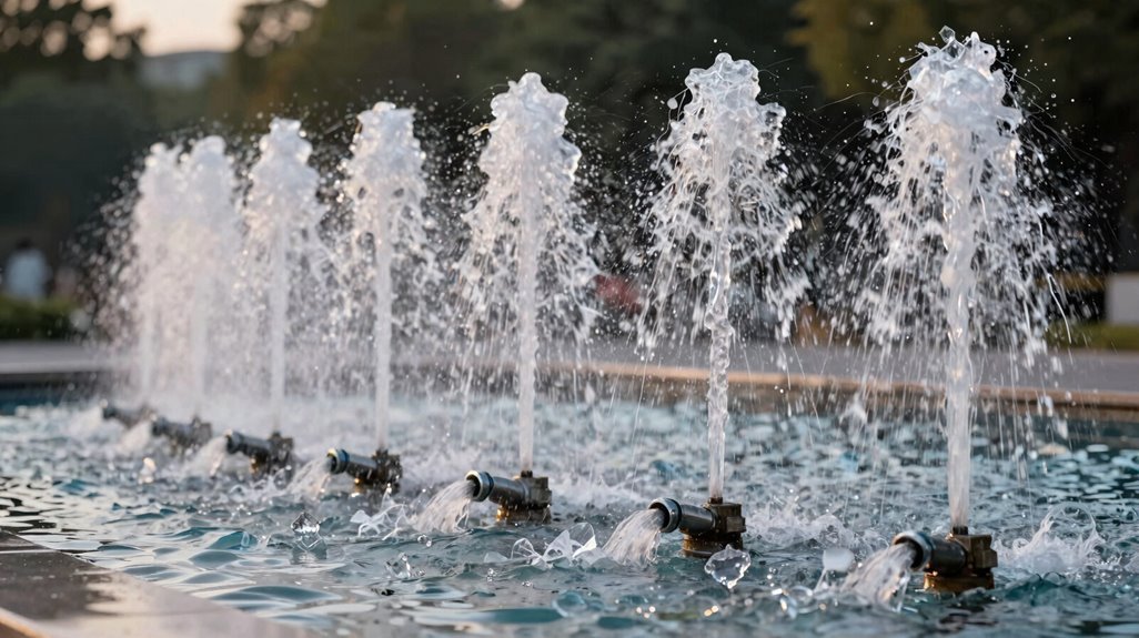 nozzle choice drives fountain performance