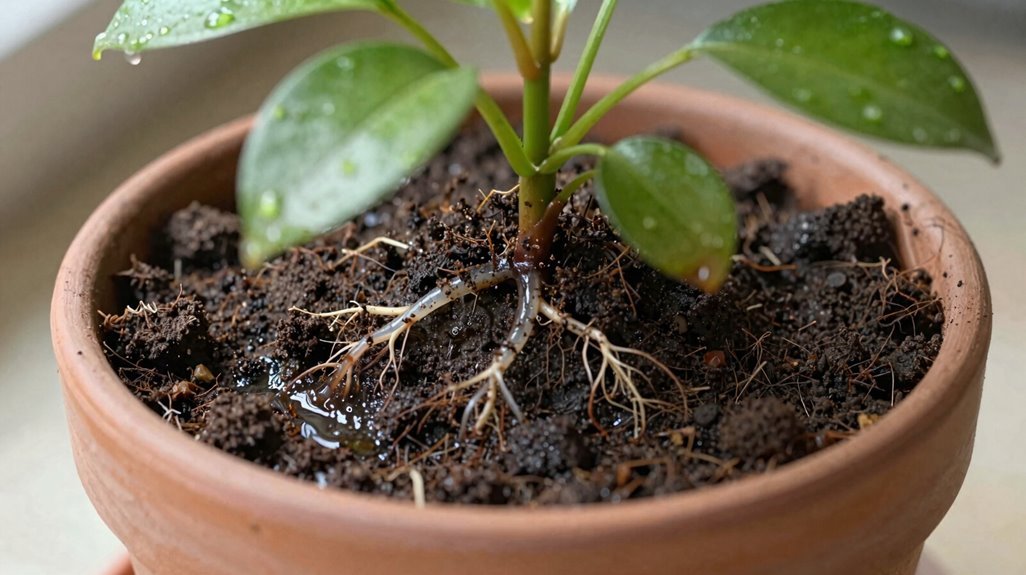 overwatering suffocates roots warns