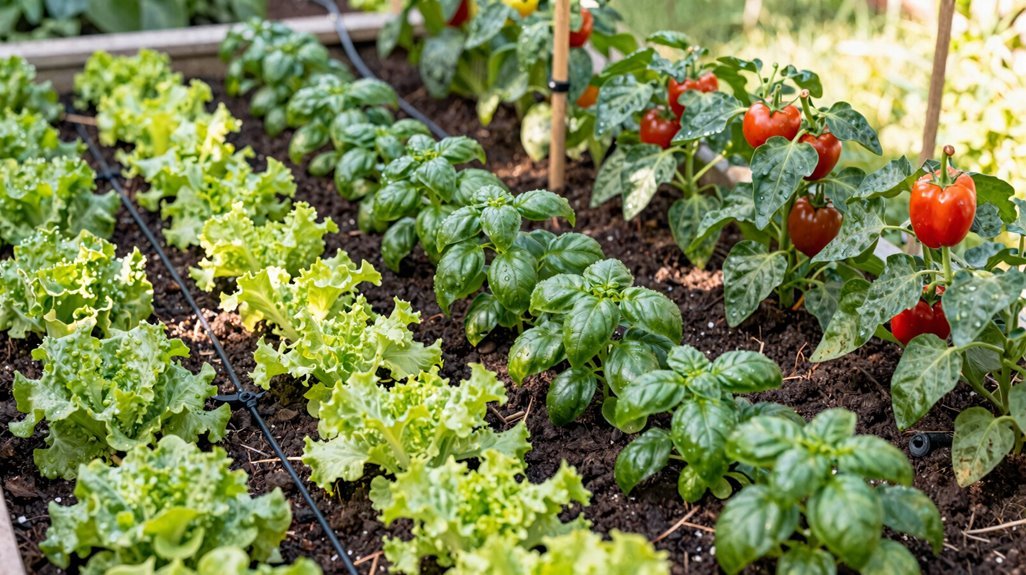 pairing fast slow crops together